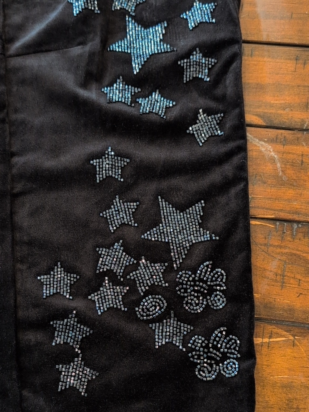 Pilcro The Wanderer Velvet Beaded Pants - Picture 5 of 12